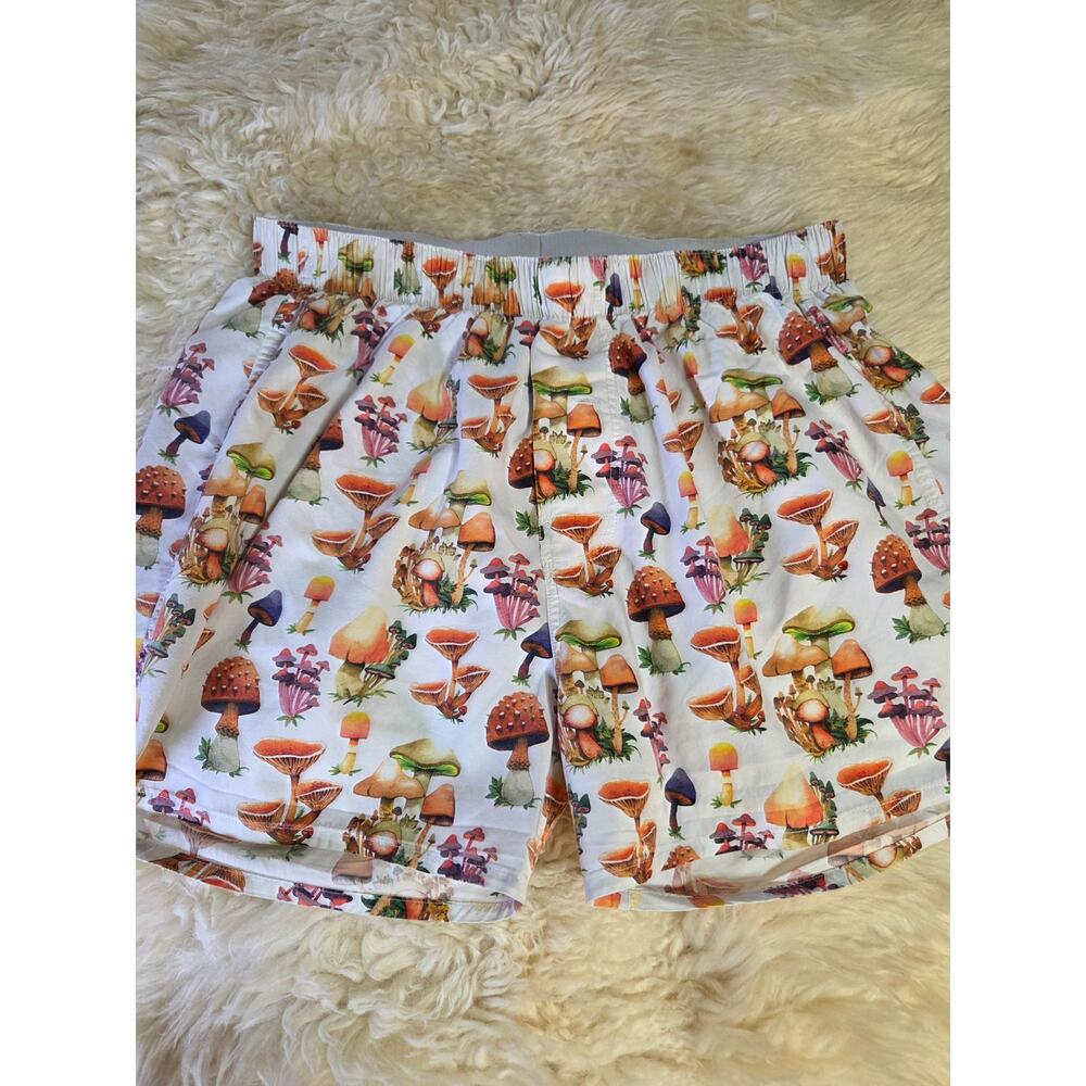 Druthers for Urban Outfitters Mushroom Boxers Large Cotton